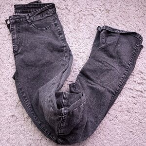 SHEIN Dark Gray Flare Jeans